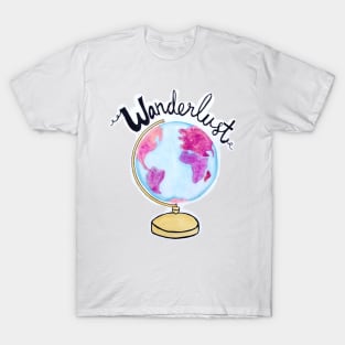 Wanderlust traveller's Globe T-Shirt